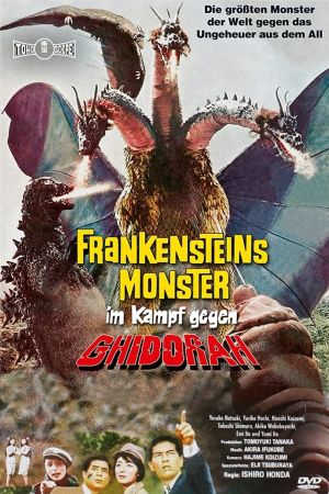 Frankensteins Monster im Kampf gegen Ghidorah